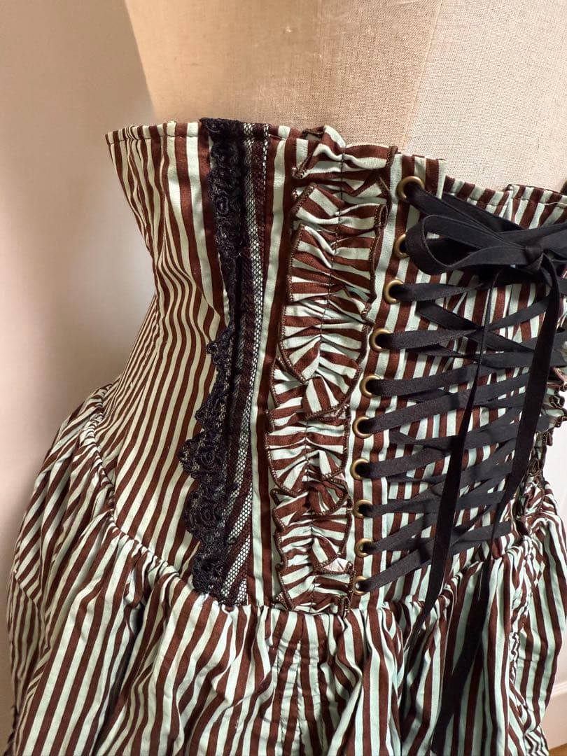 Atelier PIERROTチョコミントコルセットスカート　ロリータ