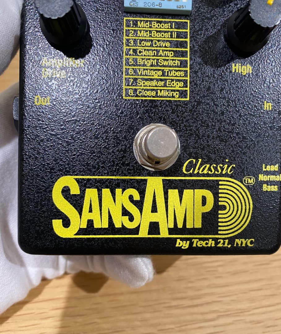 【美品】SansAmp Classic by Tech 21 サンズアンプ