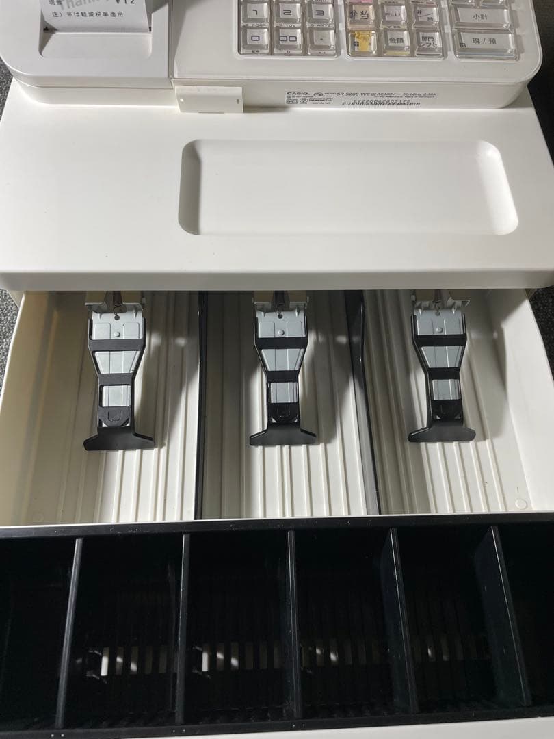 カシオ SR-S200電子レジスター、ホワイトカシオ、2022年袋