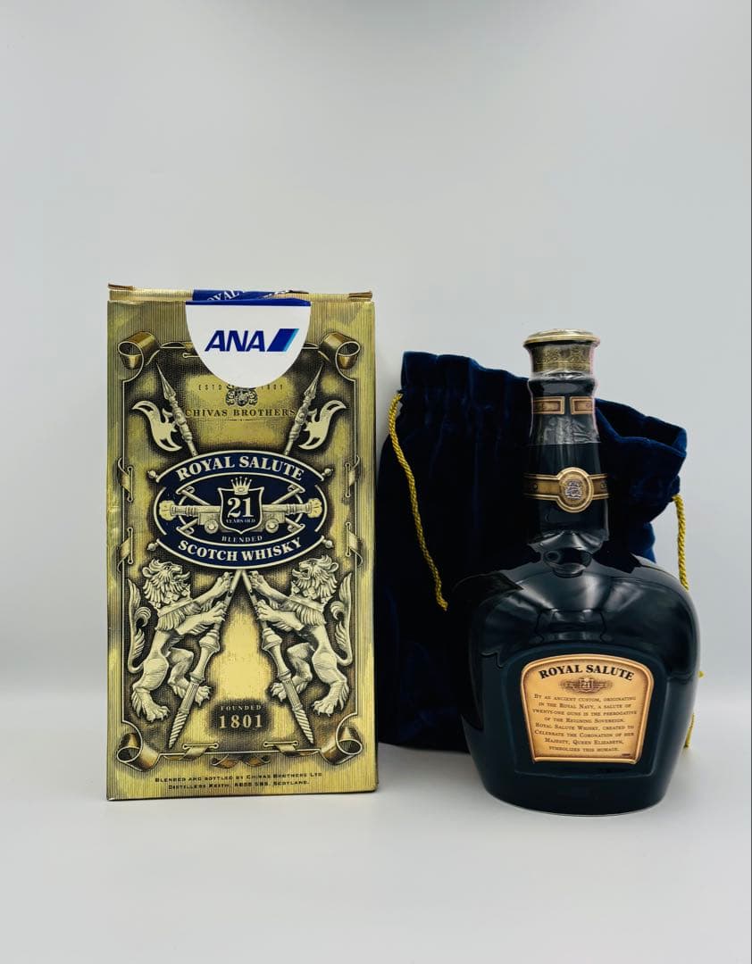 ローヤルサルート 21年 700ml 40% 青ボトル 陶器 古酒