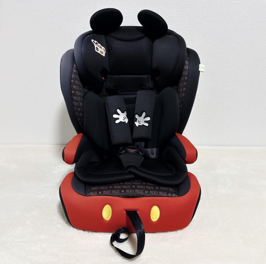 西松屋　ハーネスジュニアFIX　Disney ミッキーマウス　チャイルドシート