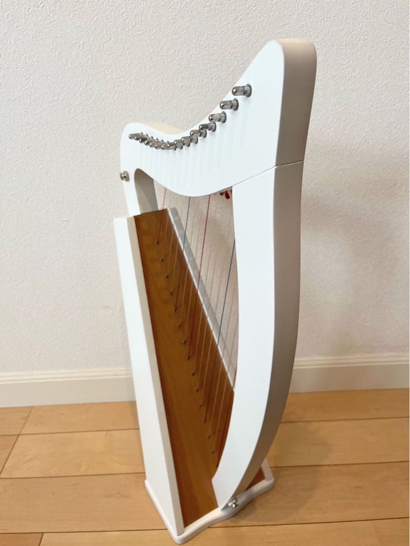 クリスハープ 15弦　パッションホワイト