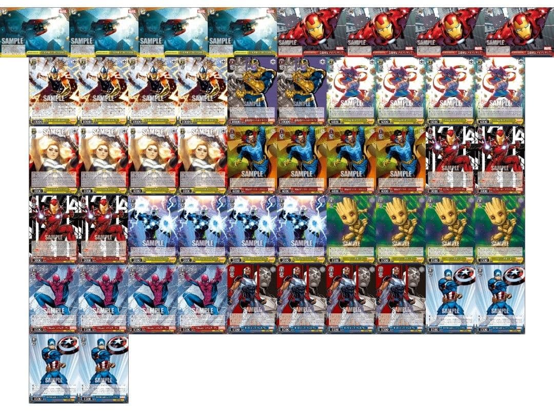 デッキ販売　扉枝　MARVEL　+調整パーツ　ヴァイスシュヴァルツ