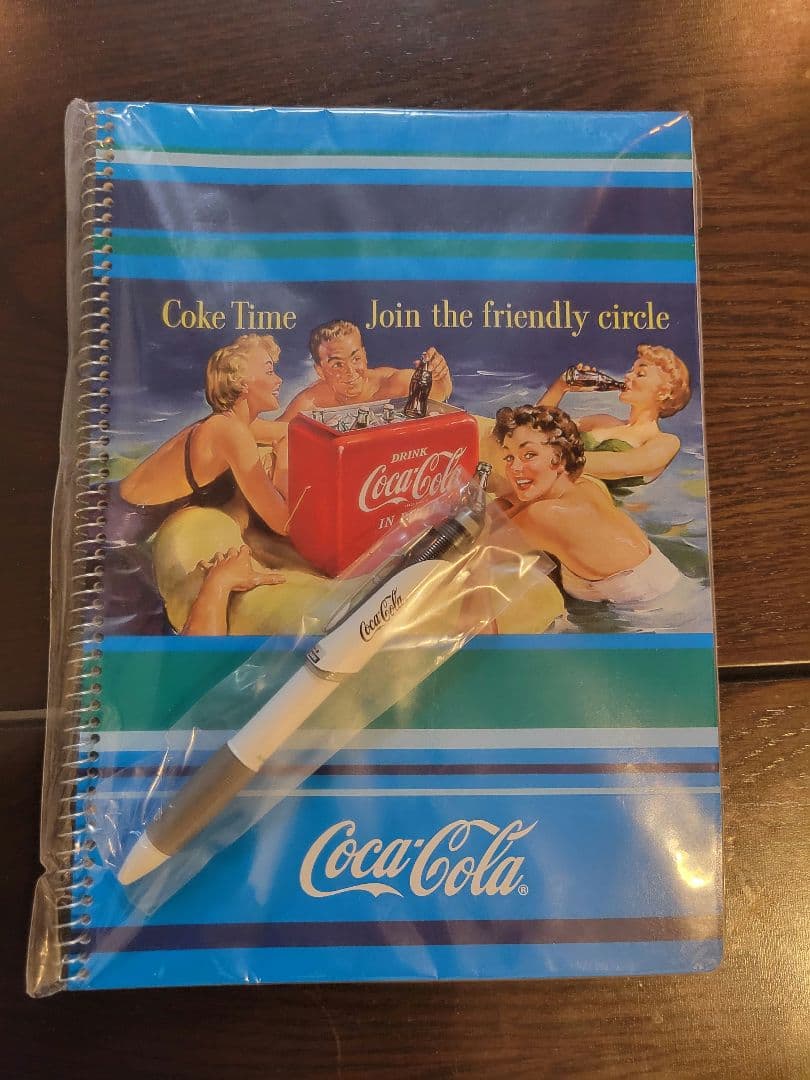 コカ・コーラ　Coca-Cola　ノート&ボールペン