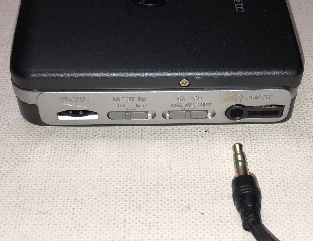 動作音クール！WM-EX622 SONYカセットウォークマン可動品Sブラック