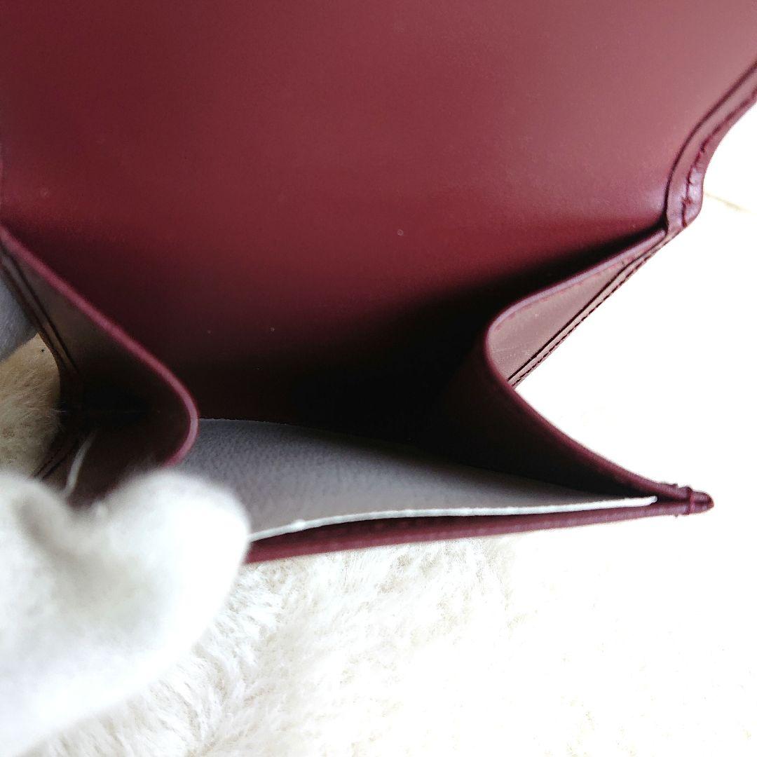 ✨新品未使用✨ カルティエ マストライン ケース レザー ボルドー 箱付き