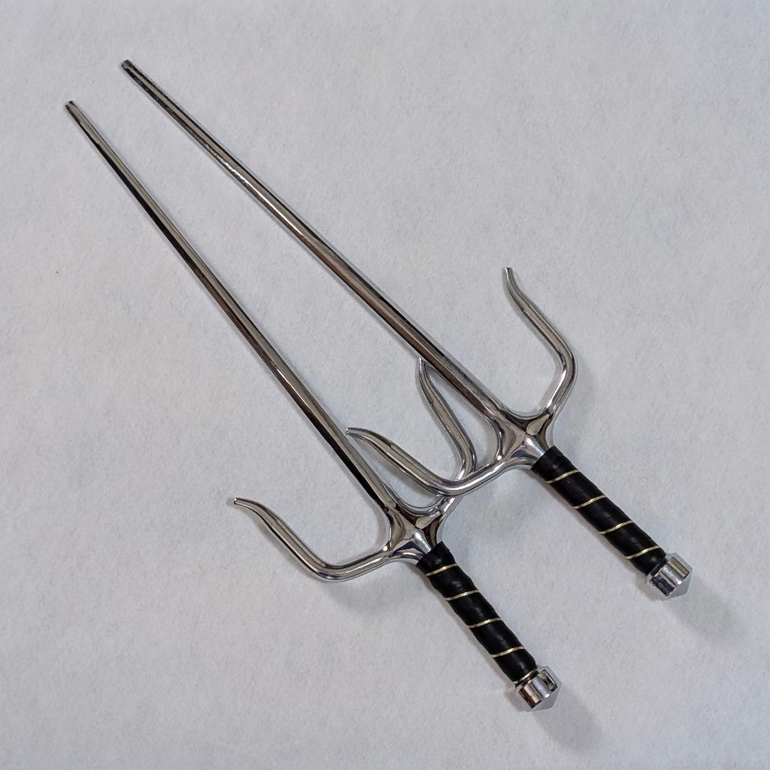 沖縄武道 釵 サイ 2本セット 約47cm 0.75kg