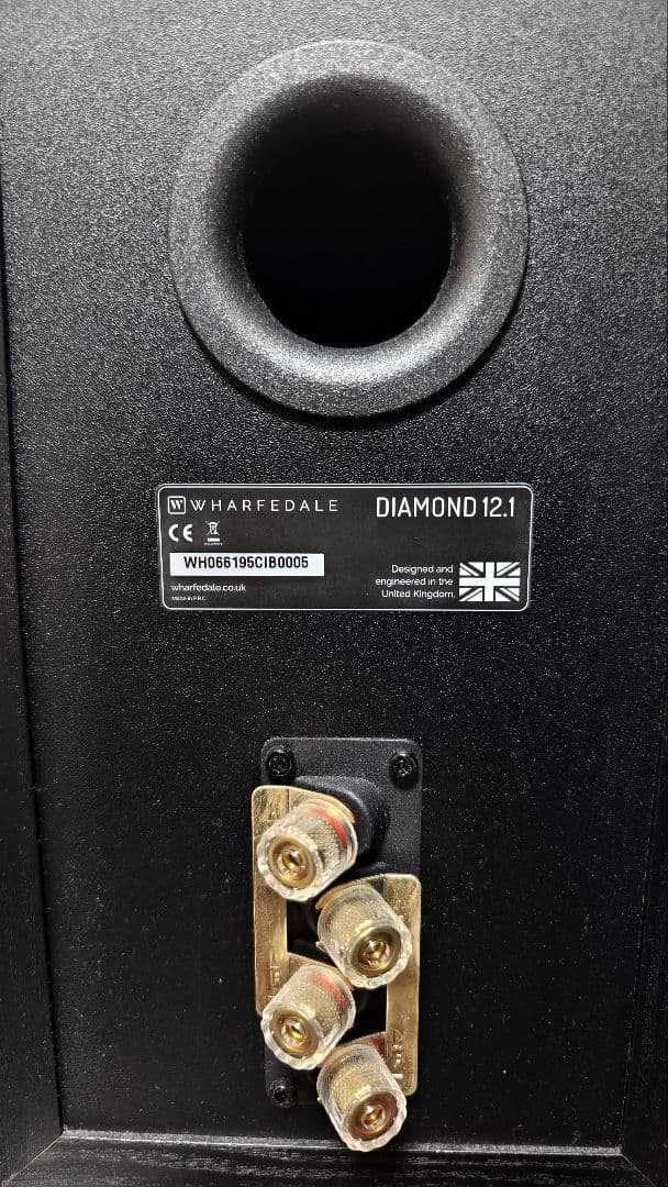 WHARFEDALE DIAMOND 12.1 スピーカー ブラック