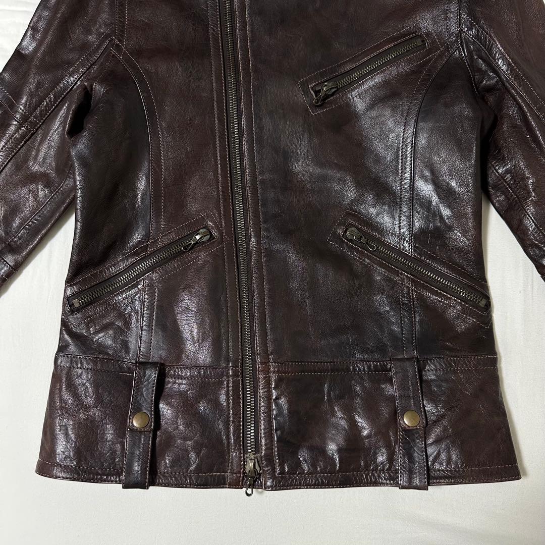 伊藤 SHELLAC シェラック カウレザー シングルライダース