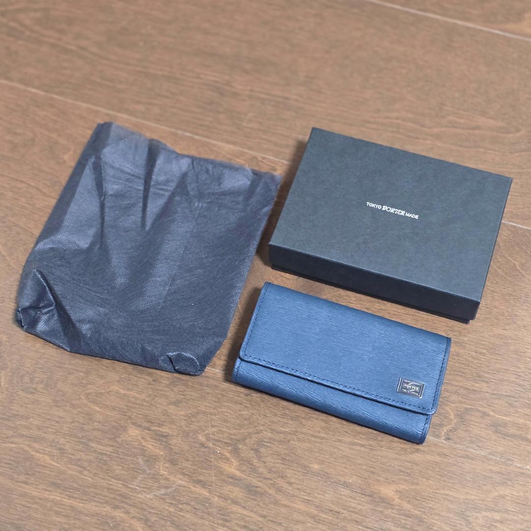 未使用 PORTER ポーター カレント キーケース ネイビー