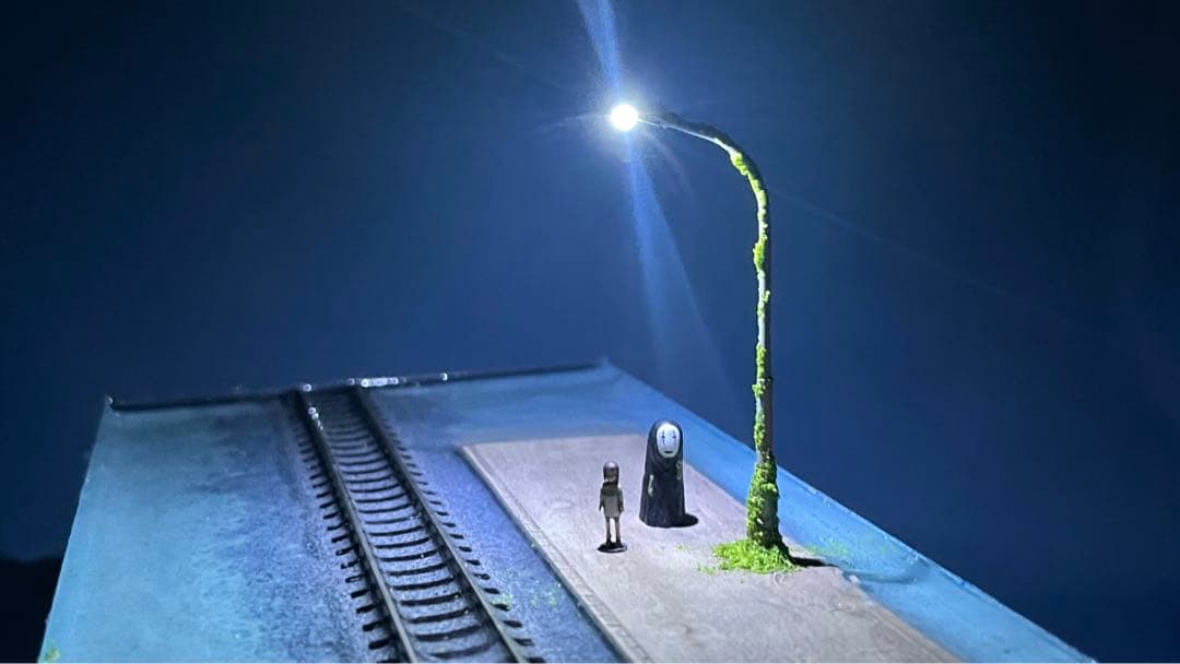 千と千尋の神隠し風　海原鉄道　ジオラマ