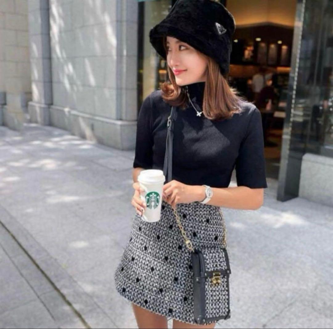 sheller ドットツイードレディキュロット シェリエ