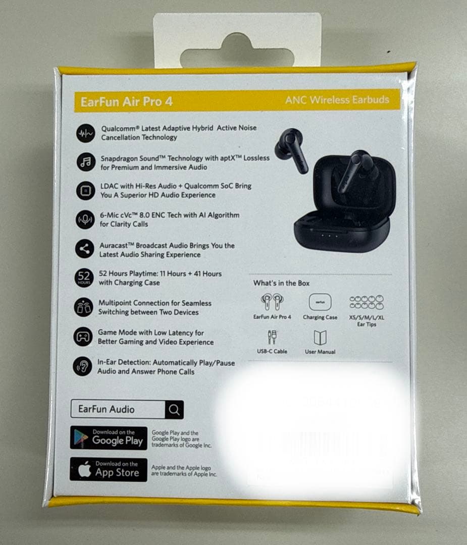 【未開封品・新品】 EarFun Air Pro 4