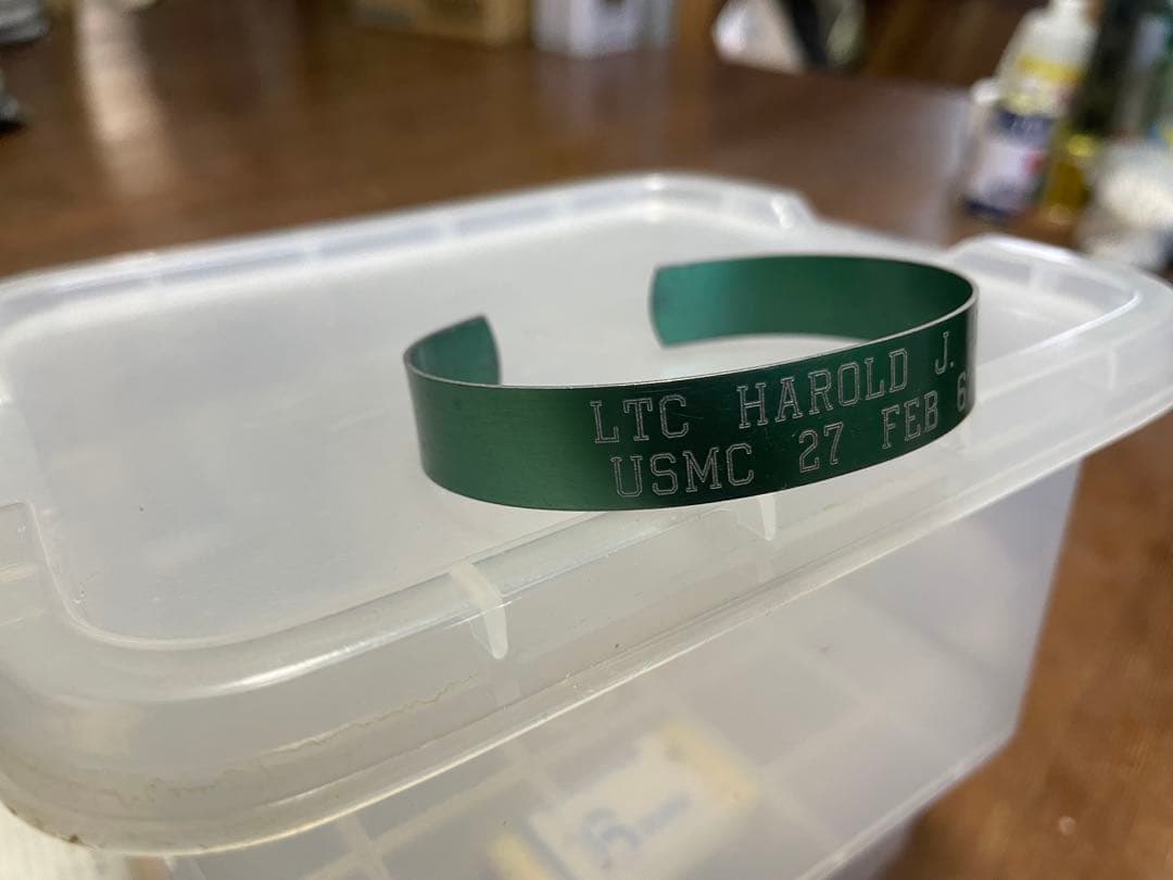 ベトナム戦争　POW MIAブレスレット　①