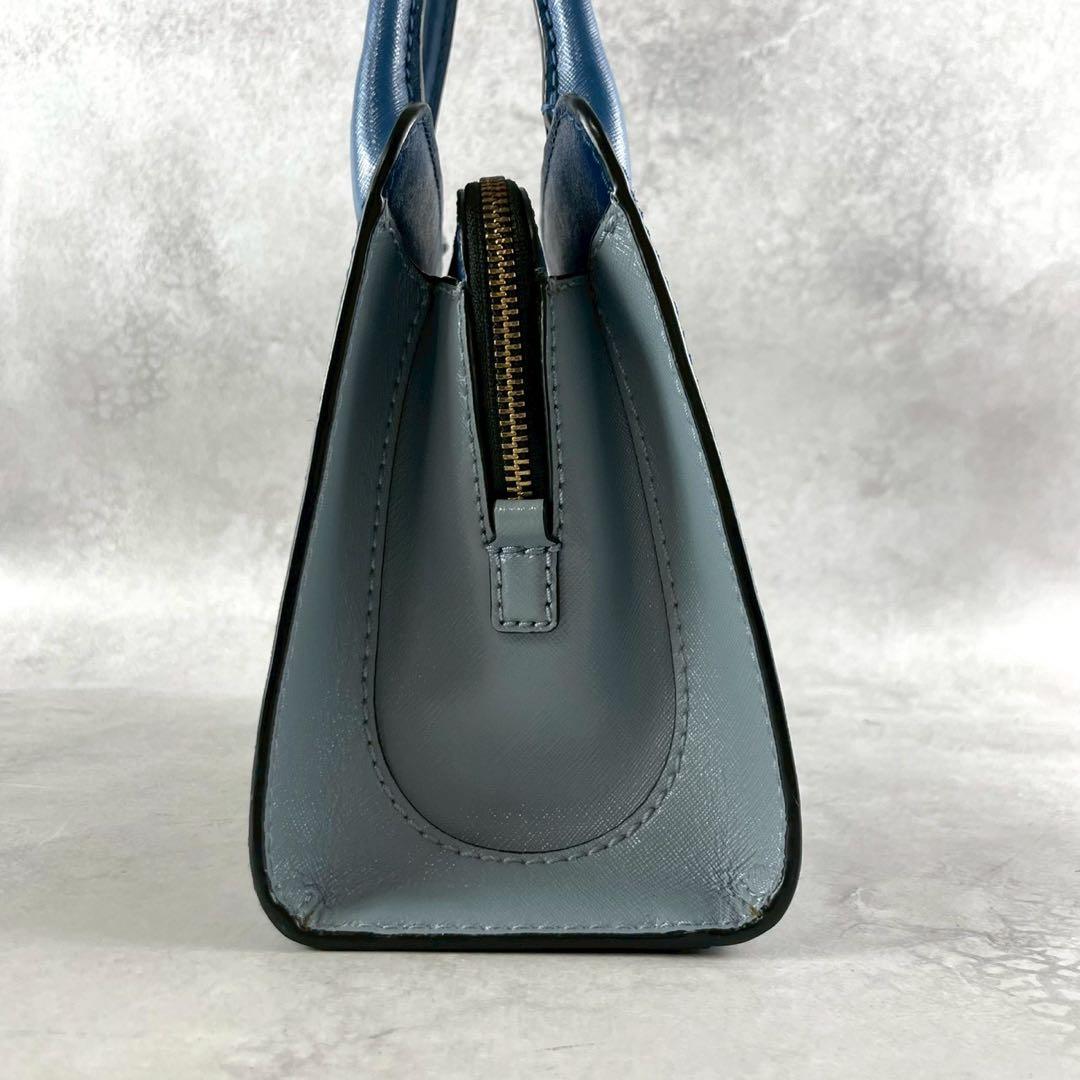 ✨極美品✨マークジェイコブス　リトル ビッグ ショット　2way レザー　ブルー