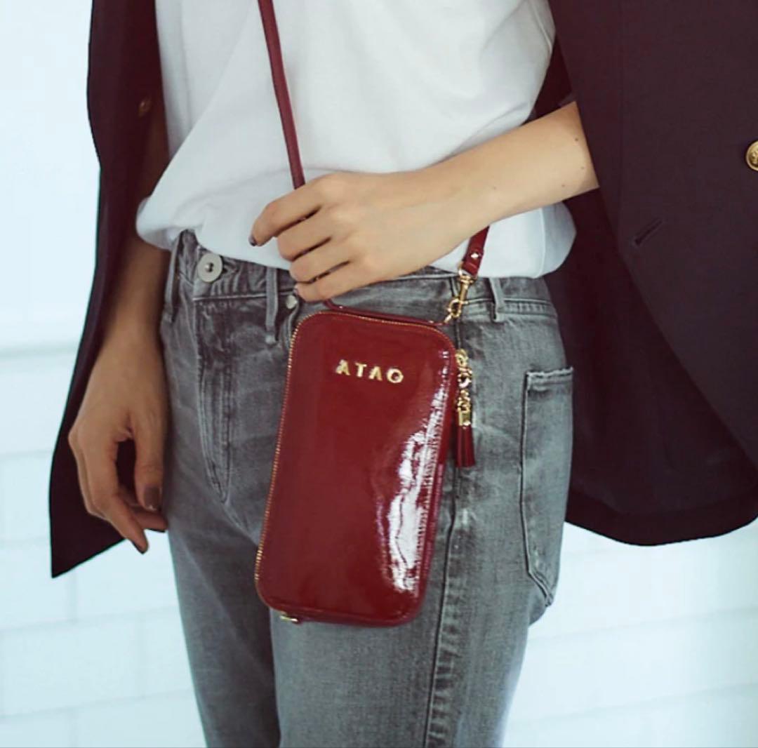 【新品未使用】ATAO アミュレット　ショルダーバッグ　ルビー