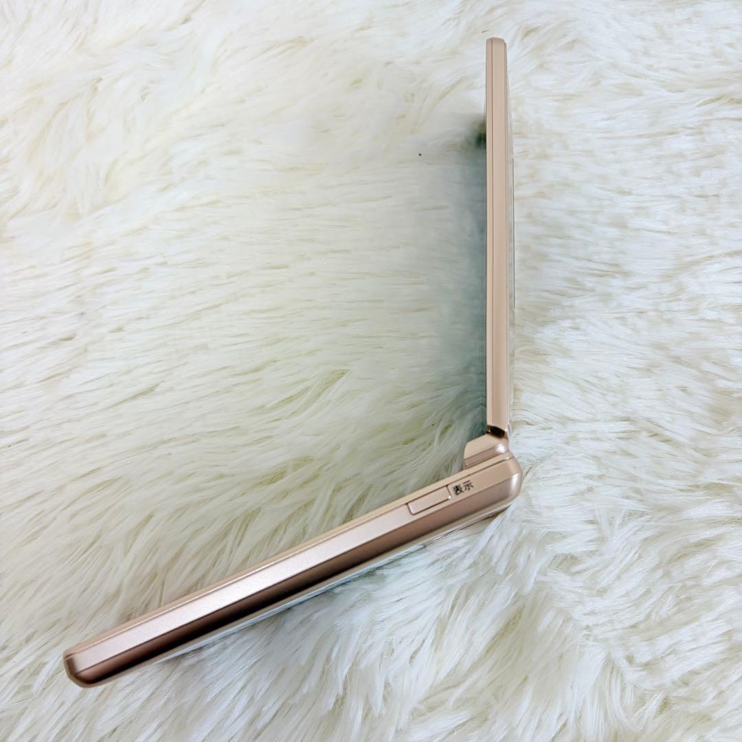 かんたん携帯10 シャープ SHARP ゴールド ガラケー