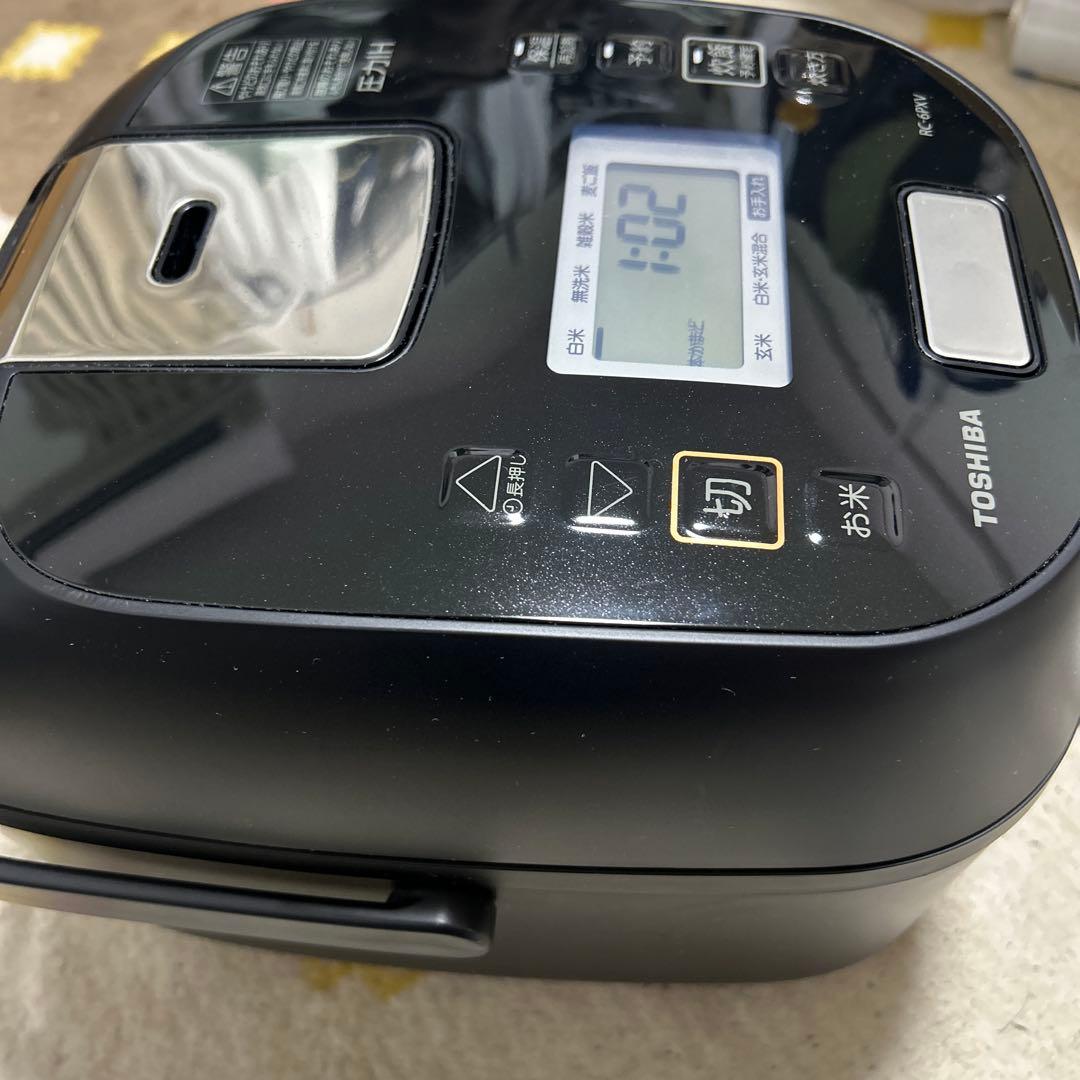 TOSHIBA RC-6PXV 炊飯器 ブラック