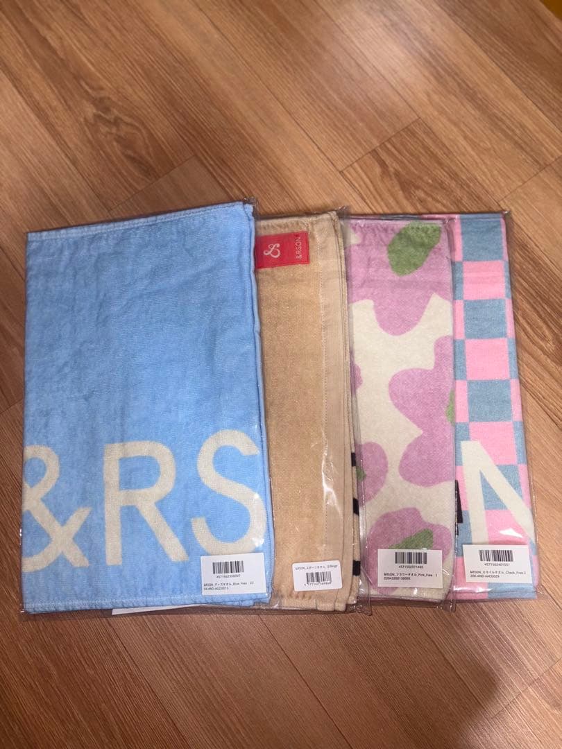 &RSON タオル4枚セット　おまけ付き