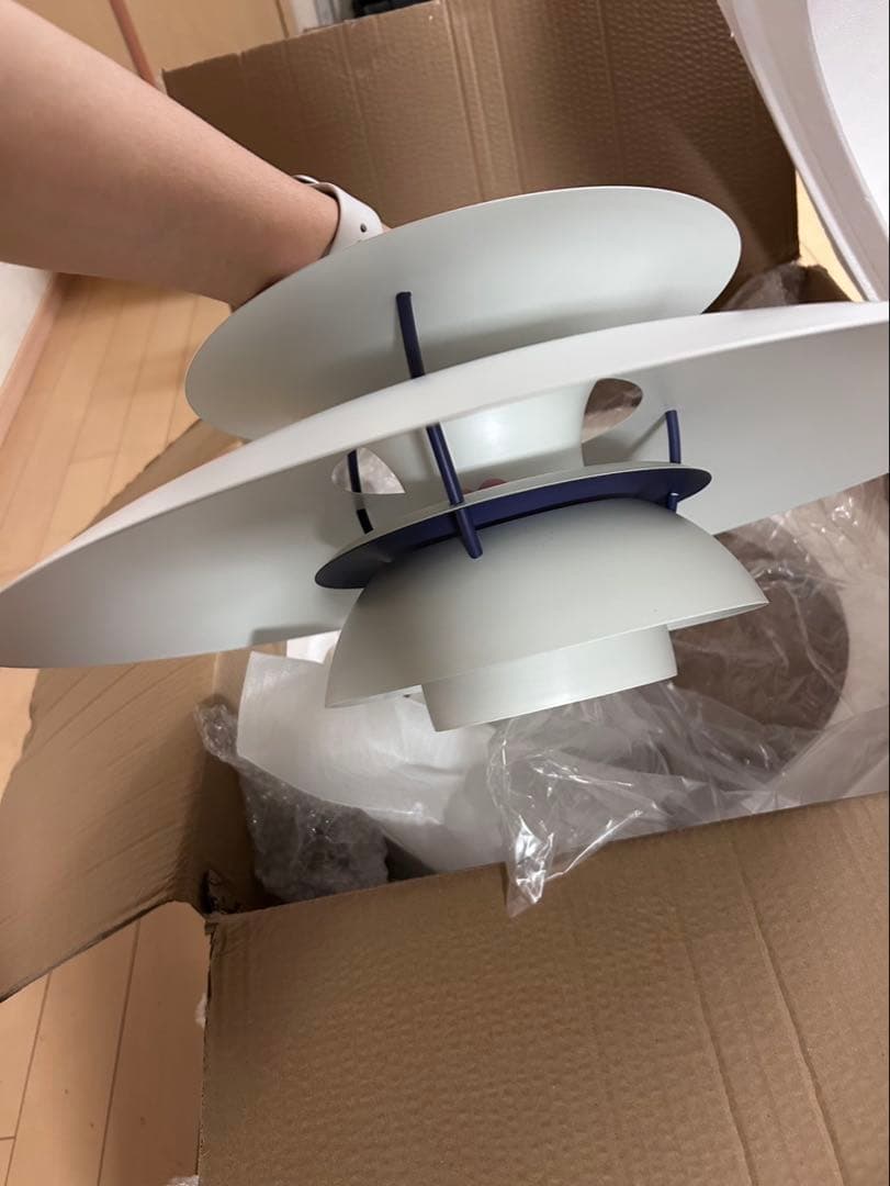 【MNM】ルイスポールセンPH5Pライトクラッシックホワイトリプロダクト品