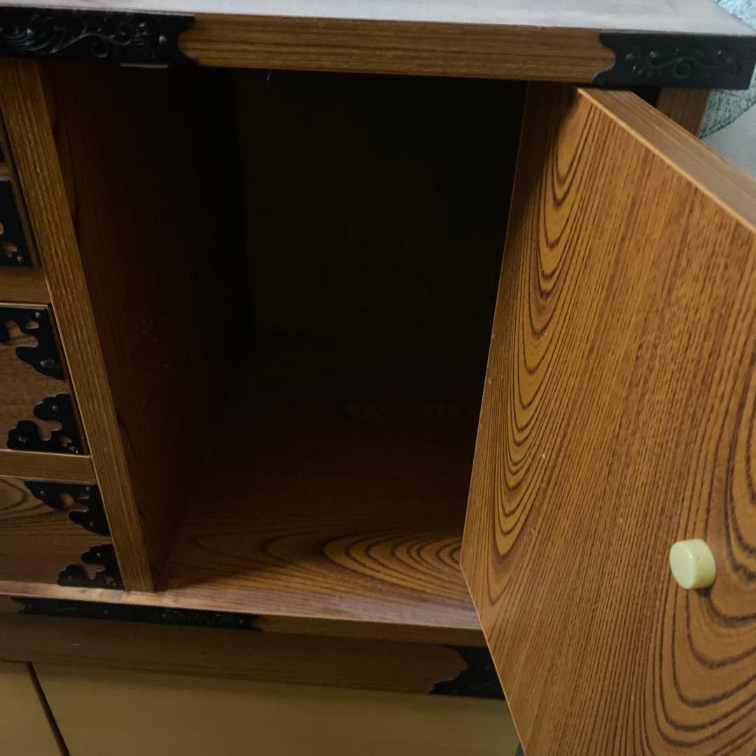木製タンス 3引き出し 1扉付き