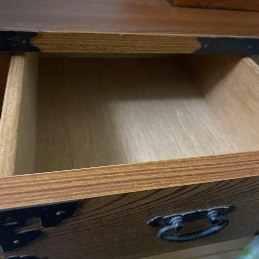木製タンス 3引き出し 1扉付き