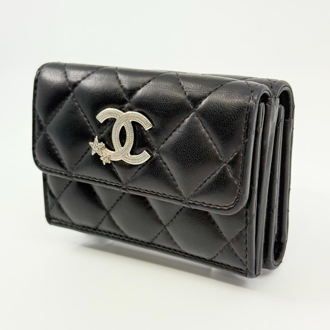 CHANEL シャネル マトラッセ 三つ折り財布