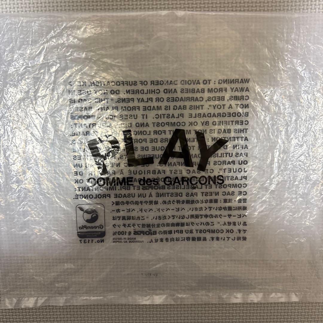 PLAY コムデギャルソン ワンポイントロゴ　パーカー ハートロゴ グレー L