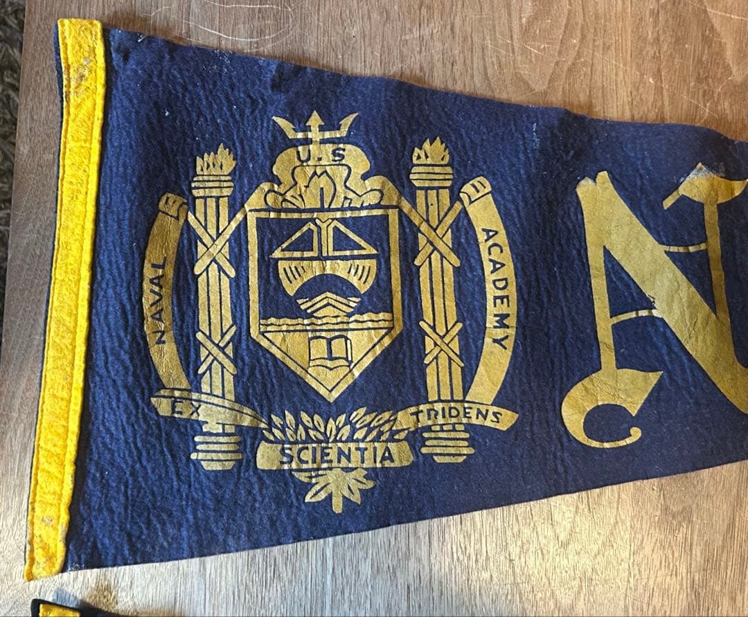 40〜50s ビンテージペナント US NAVY & ARMY2枚セット