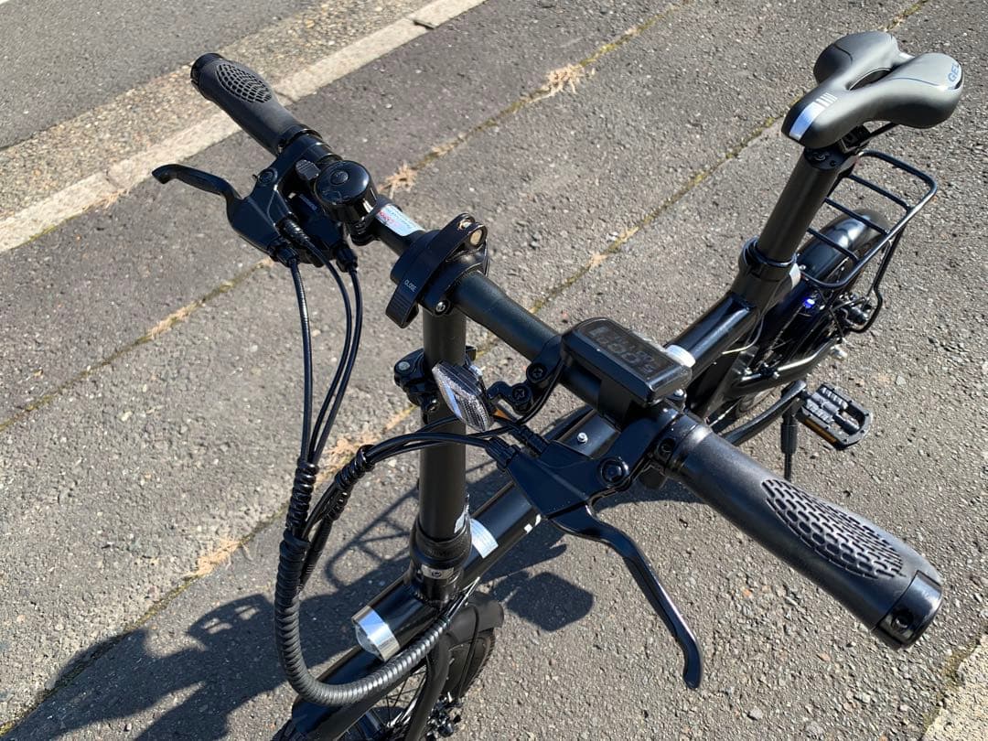 【動作確認済】送料無料HAIGEディスク式折りたたみ電動アシスト自転車16インチ