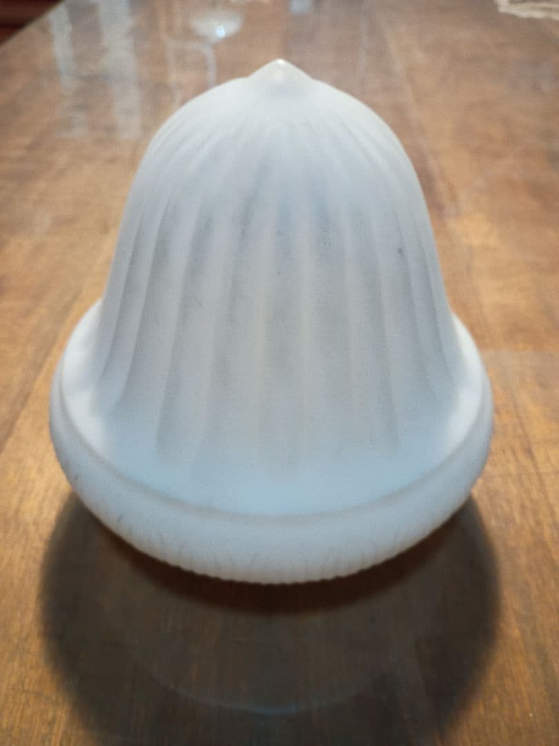 大正ロマン 古いガラスの電笠 レトロインテリア当時物