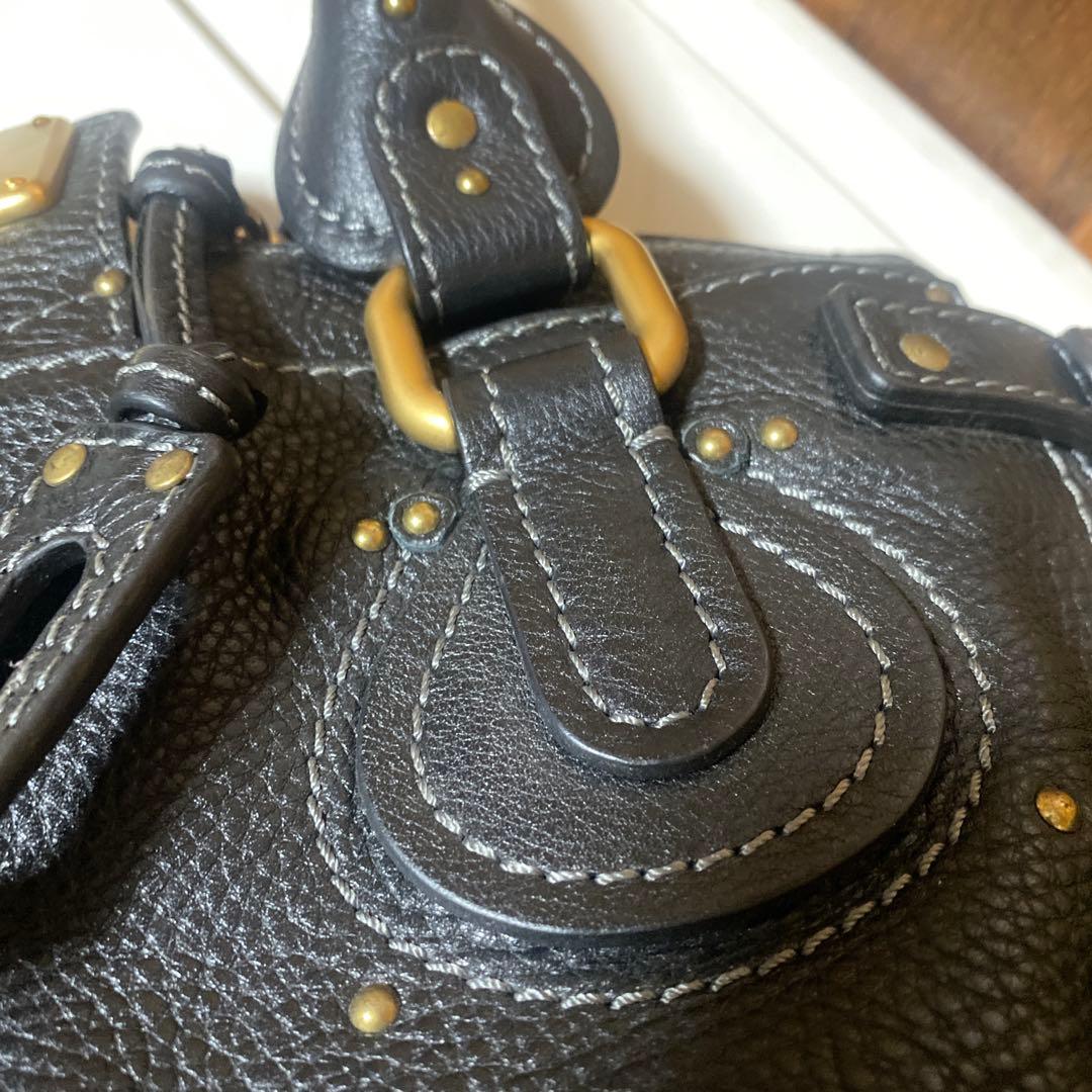 Chloe パディントン　黒　クロエ　サビあり　付属品あり