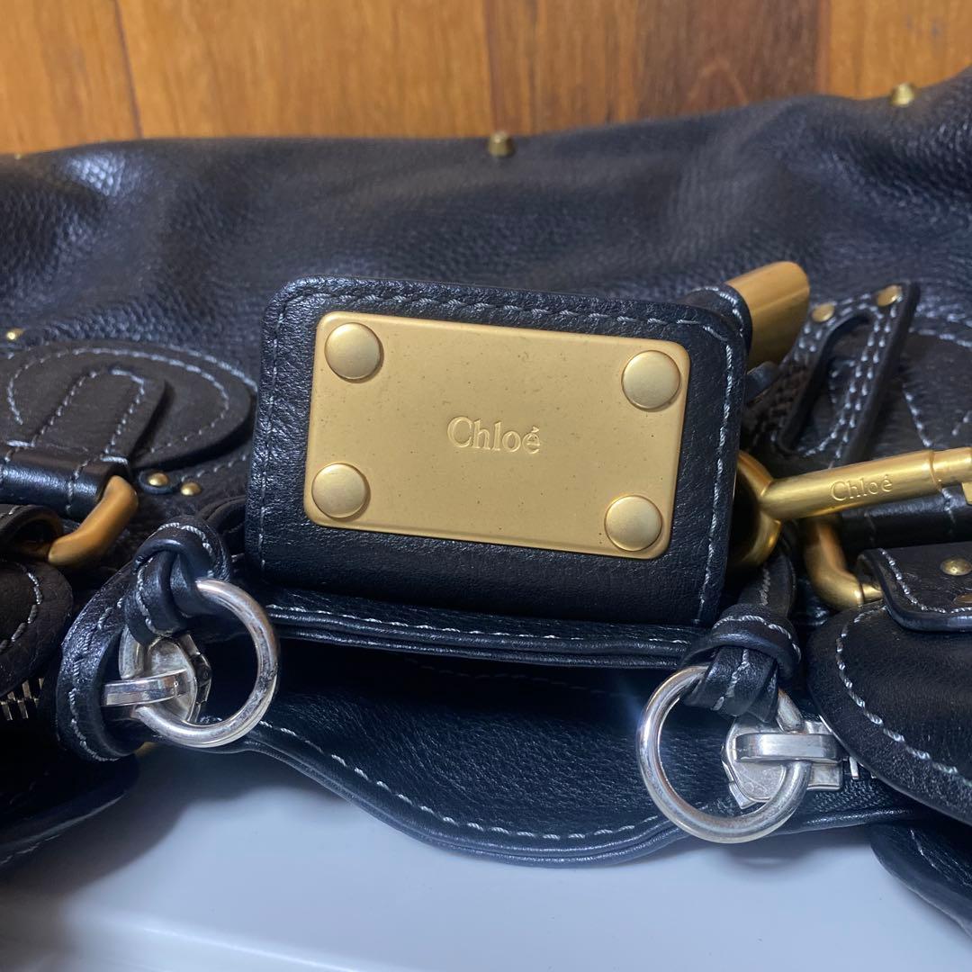 Chloe パディントン　黒　クロエ　サビあり　付属品あり