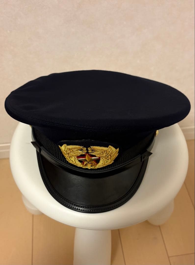 制帽 警察・消防・日本軍モチーフ カスタム帽子 金刺繍 五芒星｜コスプレ 撮影用