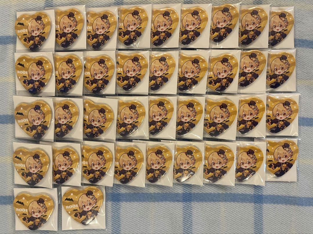 るぅとくん　缶バッジ　ハロウィン　デフォ　ハート　痛バ　すとぷり