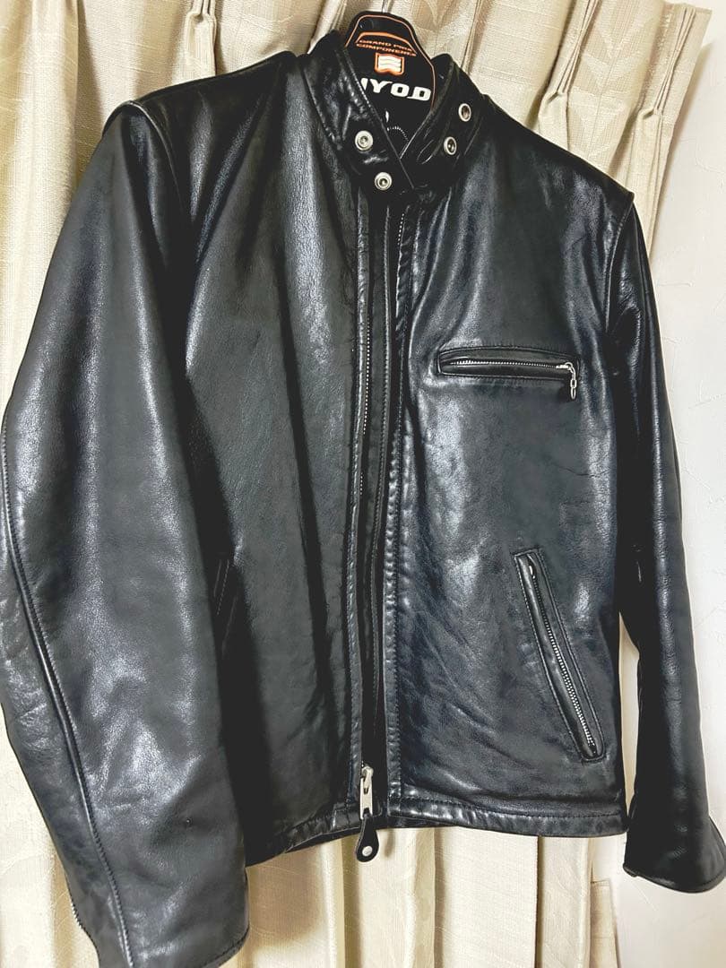 schott　ショット 141　シングルライダース レザージャケット 36