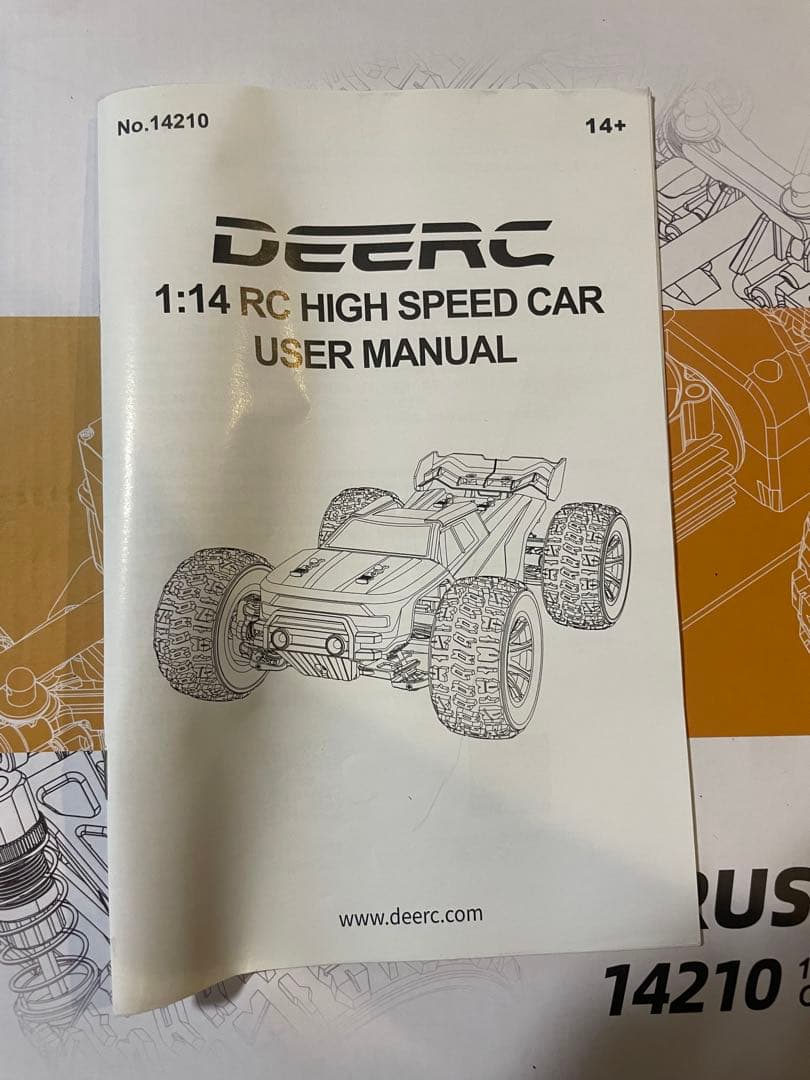 DEERC DE14210 ラジコンカー 4WD 中古品