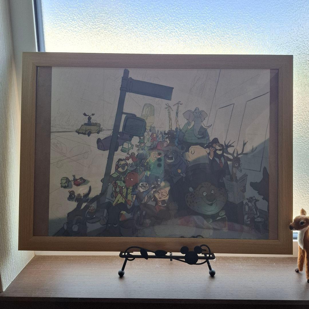 ズートピア　 絵画　ポスター