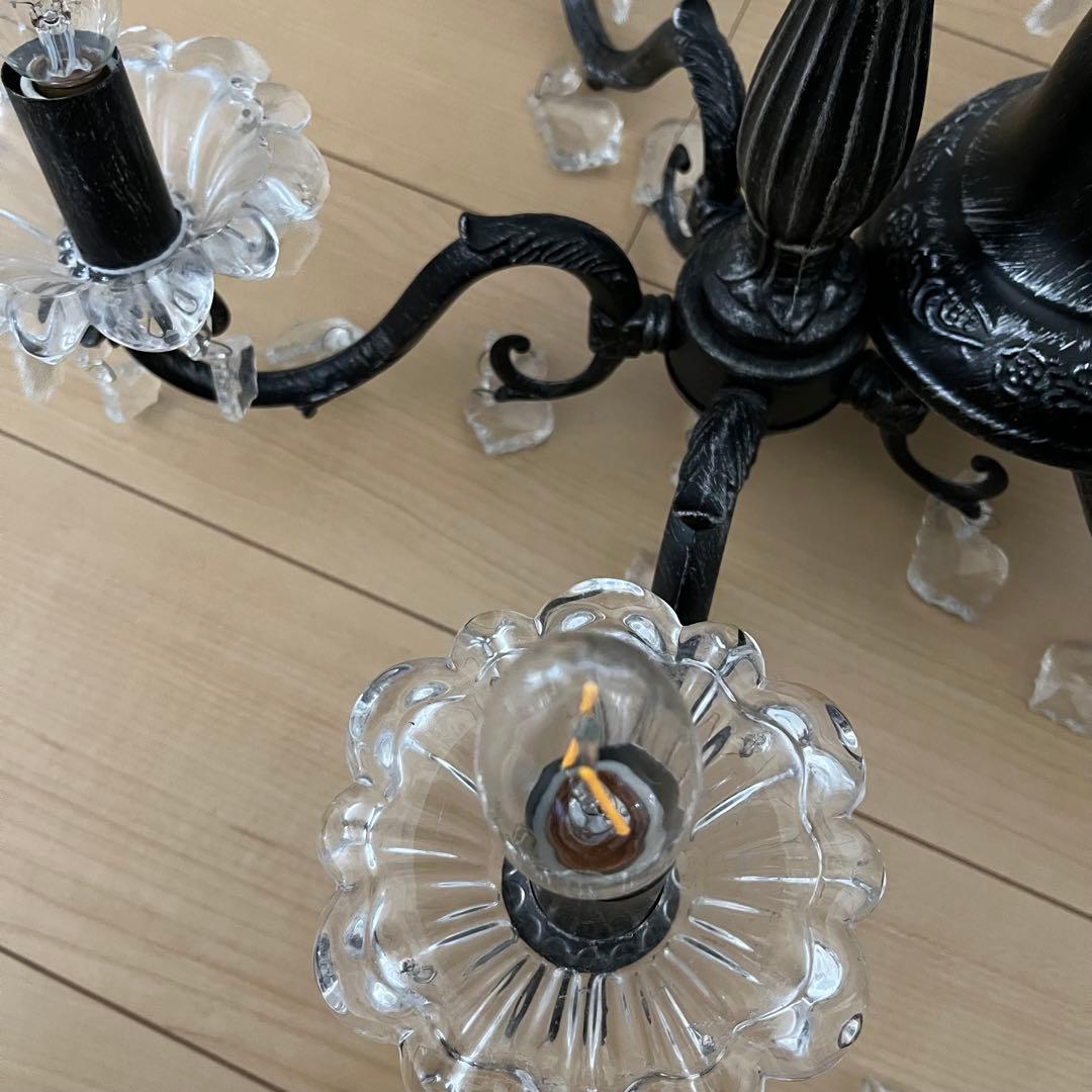 Rico　サラグレース　アンティーク調　シャンデリア　5灯