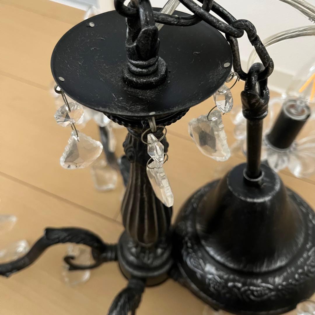 Rico　サラグレース　アンティーク調　シャンデリア　5灯