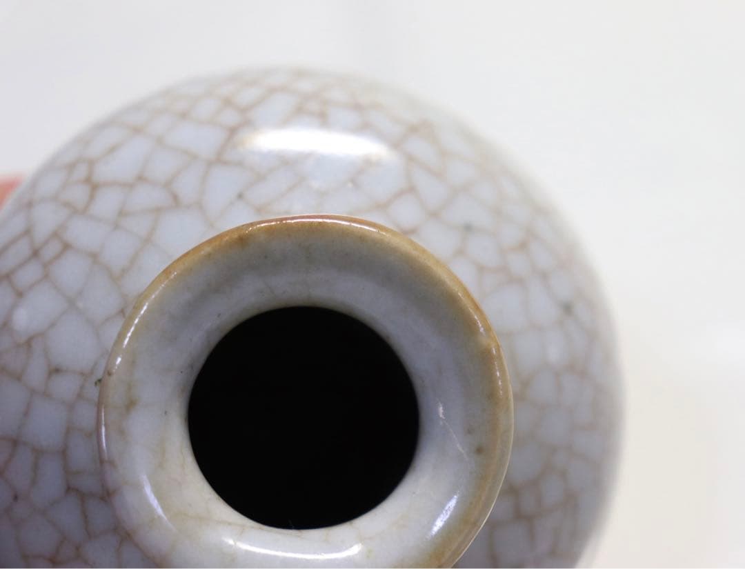 中国　清時代　哥釉水丞　アンティーク　送料込み1123