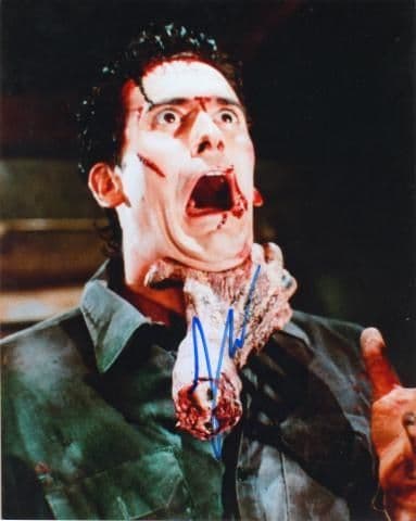 ブルース・キャンベル 直筆サイン入り写真 UACCrd証明書付き