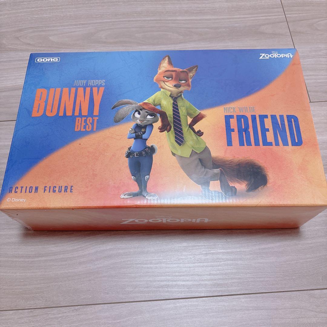 POPMART GONG【ズートピア】ニック ジュディ アクションフィギュア