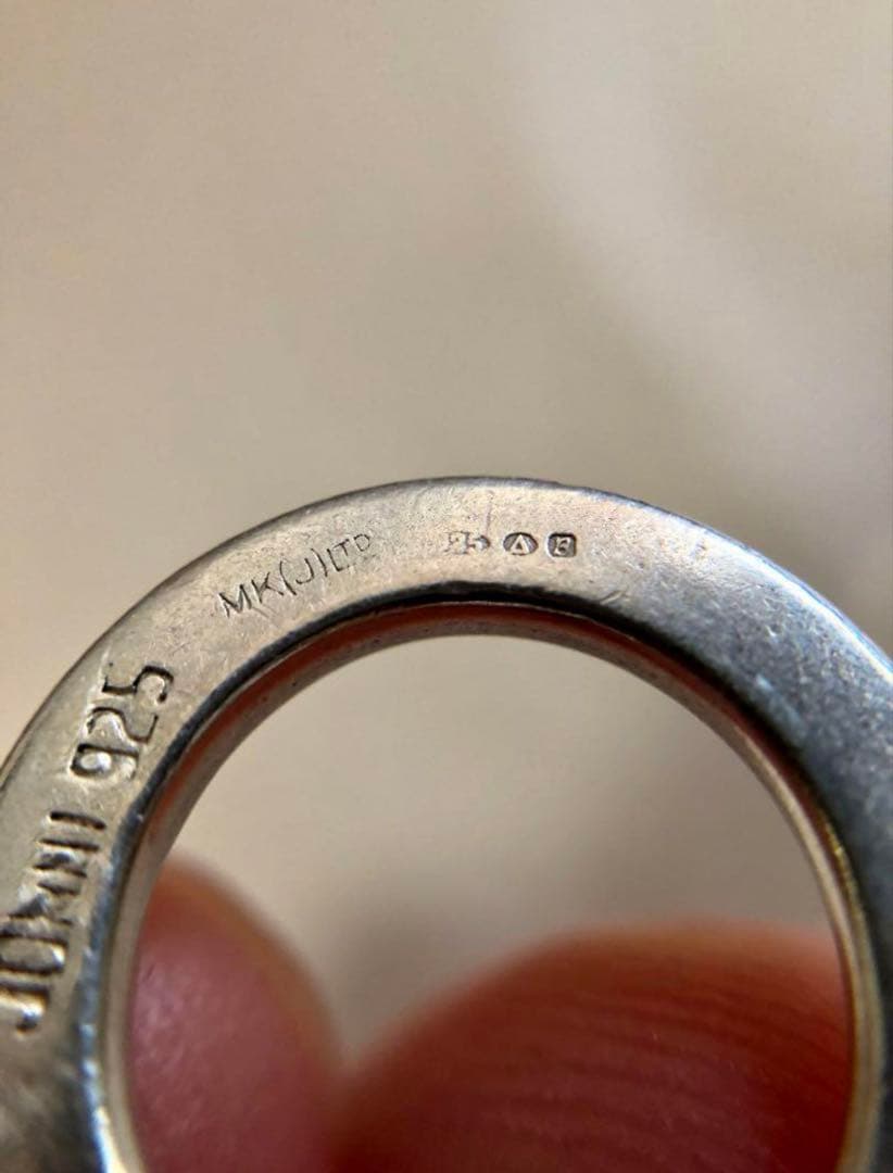 週末値下　英国製 925 アンカーチェーン シルバーブレスレット