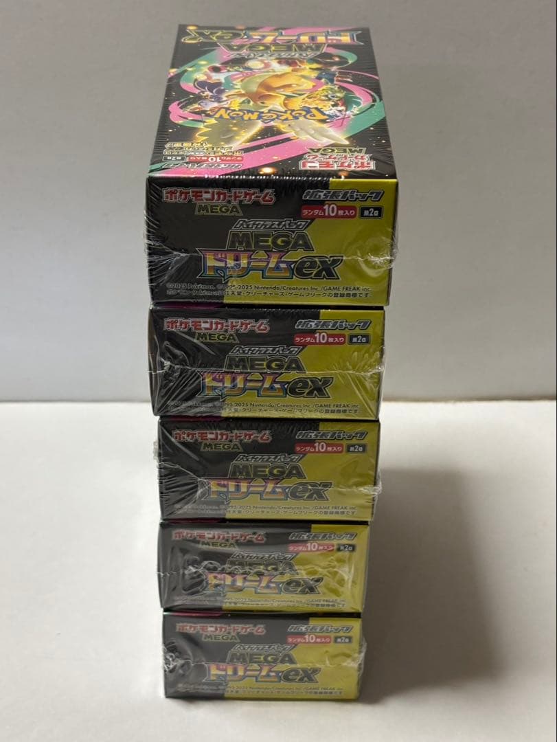 ポケモンカード　MEGAドリームex　5BOX シュリンク付き