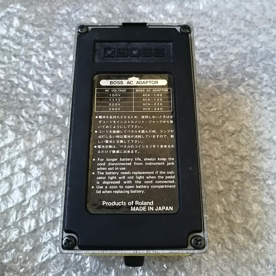 Boss SD-1 初年度 1981年10月製造 オペアンプNEC C4558C