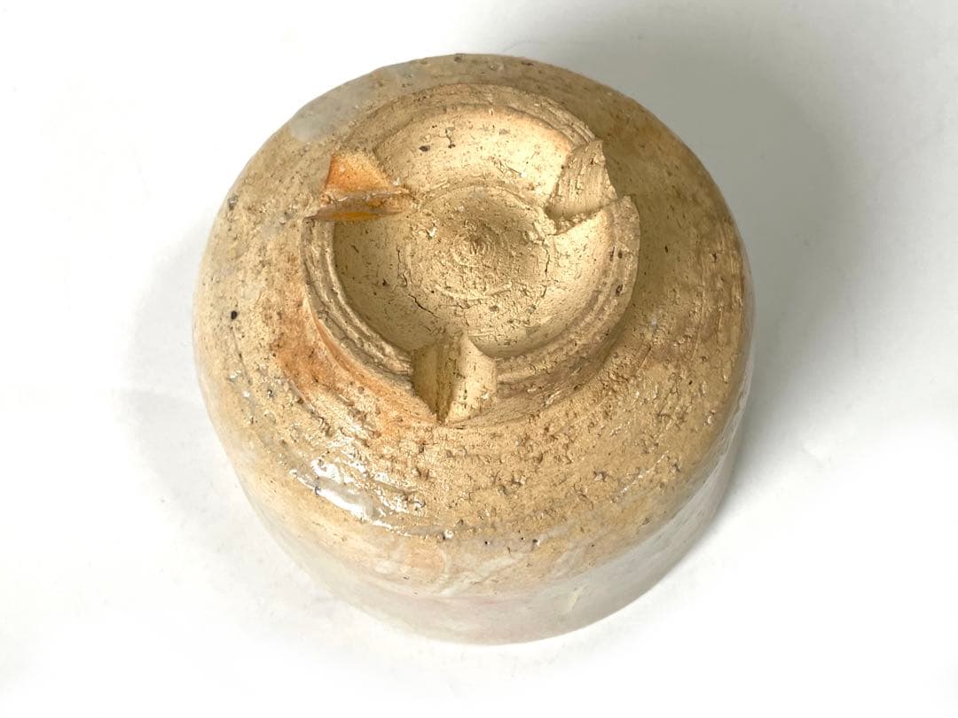 作家物　陶芸家　人間国宝　十代　三輪休雪　萩茶碗　萩焼　共箱　三輪休和