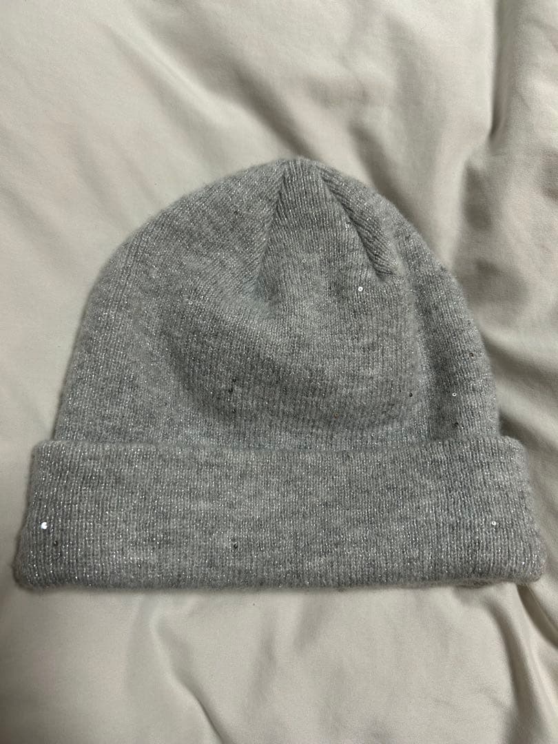 Supreme グレー ニット帽