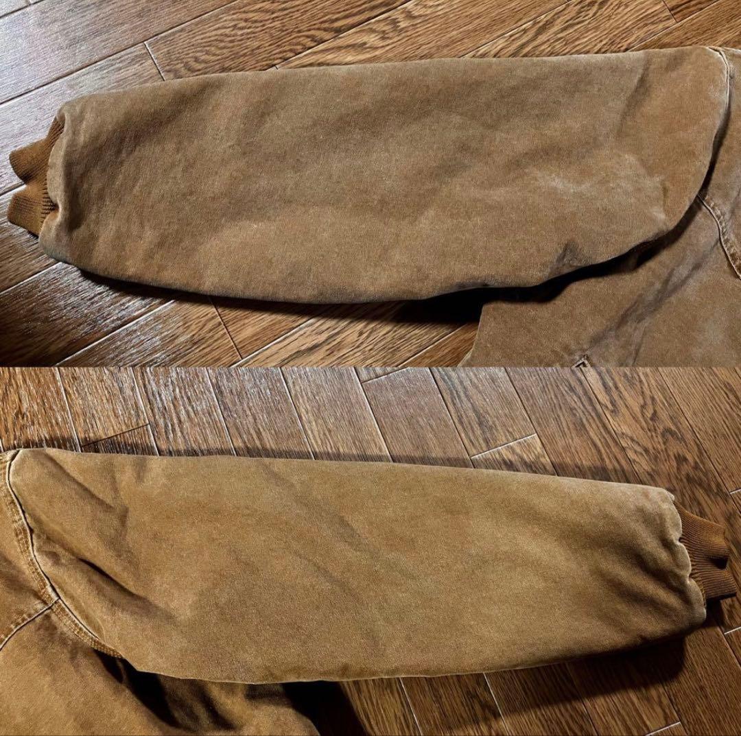 【極上フェード】00s カーハート サンタフェジャケット ブラウン XL 中綿