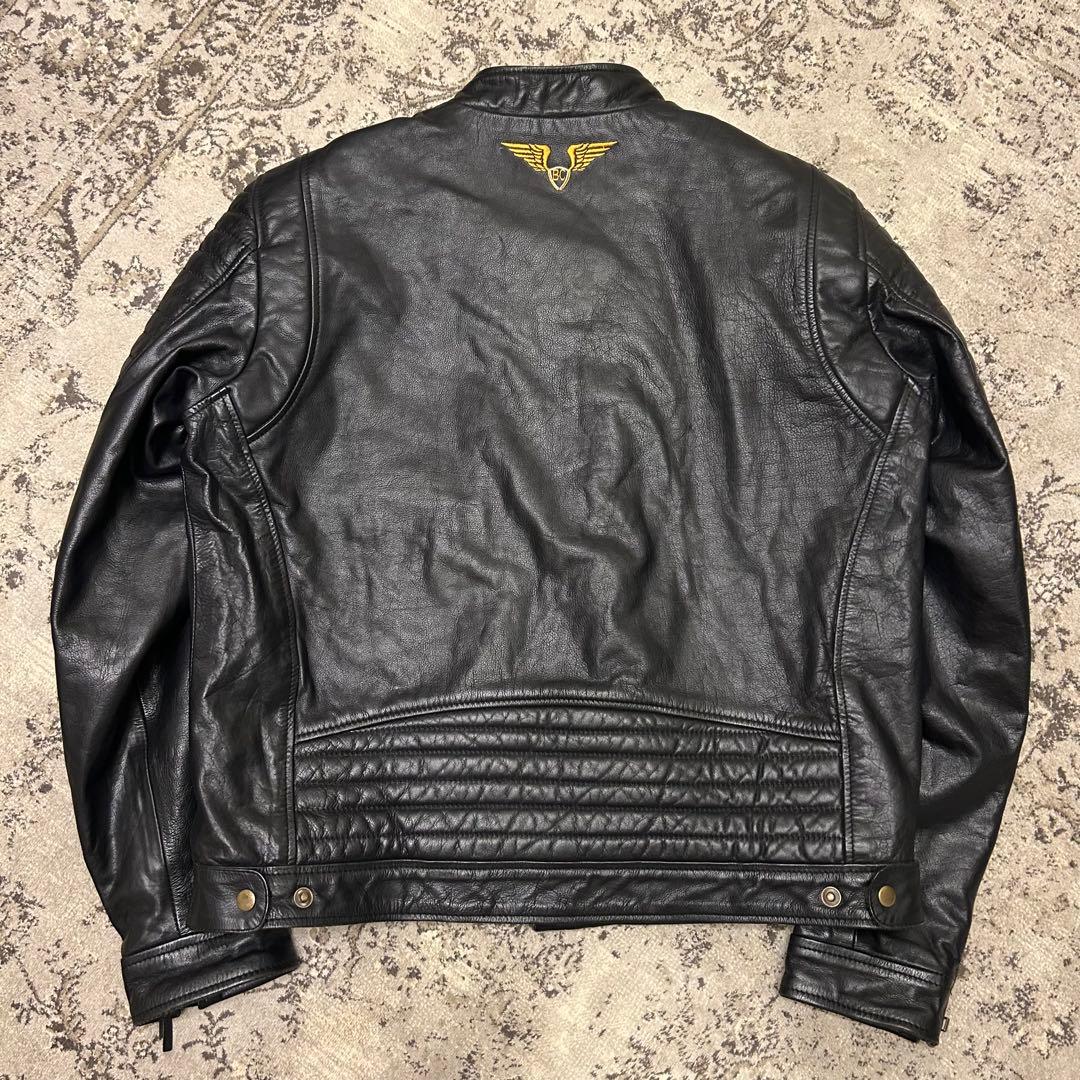 BLACK CAFE LONDON バイク　ライダース　レザー　ジャケット　58